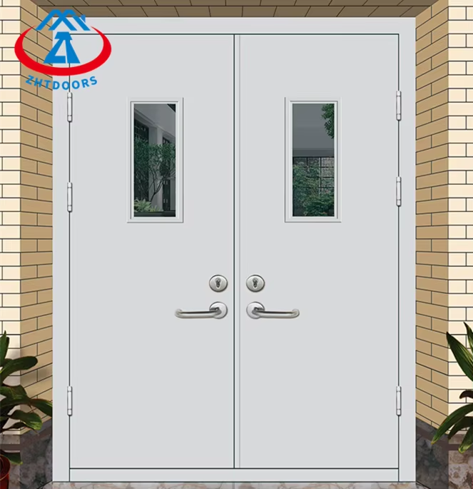 Factory Direct Sales Steel Metal Door BS Standard 60 Minute