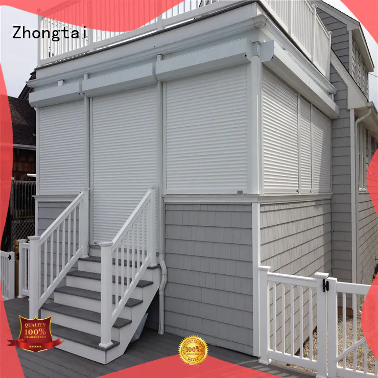 Zhongtai shutter best insulated garage doors for sale for supermarket