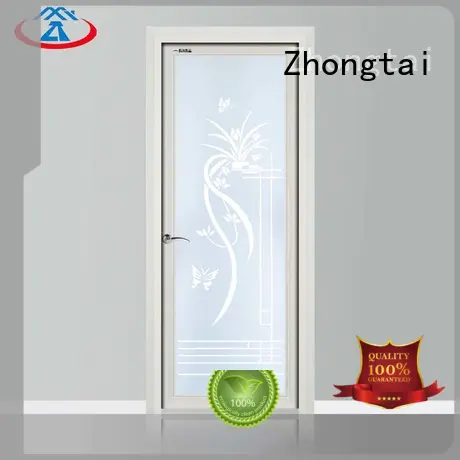 Zhongtai high quality aluminium patio doors supply for villa