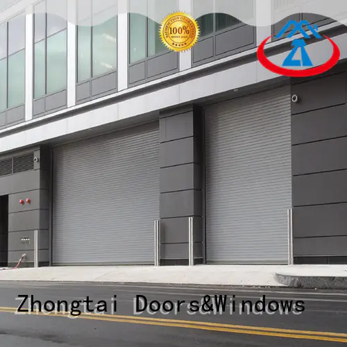 Zhongtai corrosion steel roll up doors factory for garage