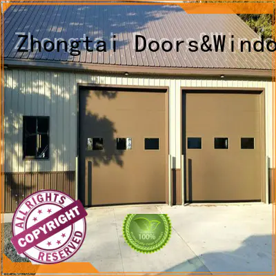 Custom aluminum garage doors insulation for sale for residential buildings