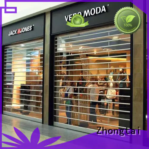 polycarbonate rolling door commercial Bulk Buy vision Zhongtai
