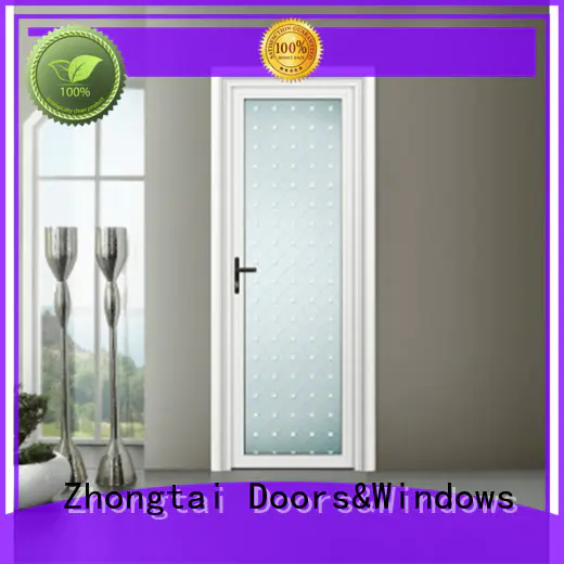 Zhongtai professional aluminium french doors suppliers for cafe shop