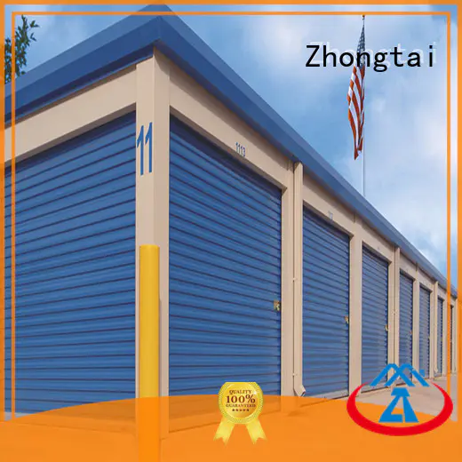 Zhongtai professional commercial steel doors suppliers for garage