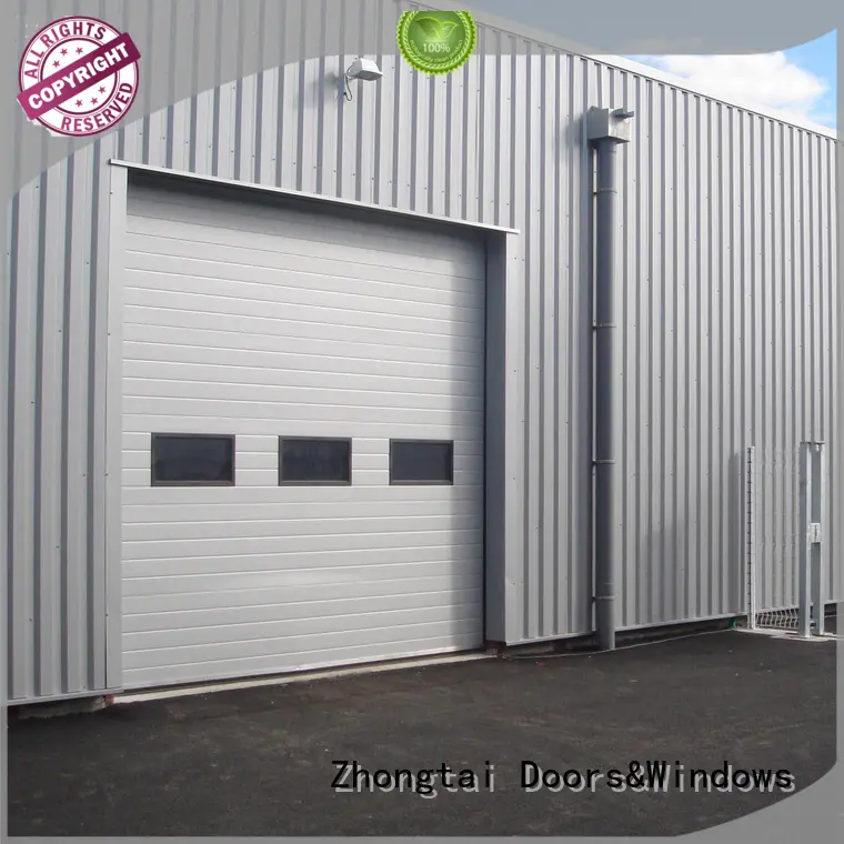 Wholesale vertical industrial exterior doors cost-efficient Zhongtai Brand