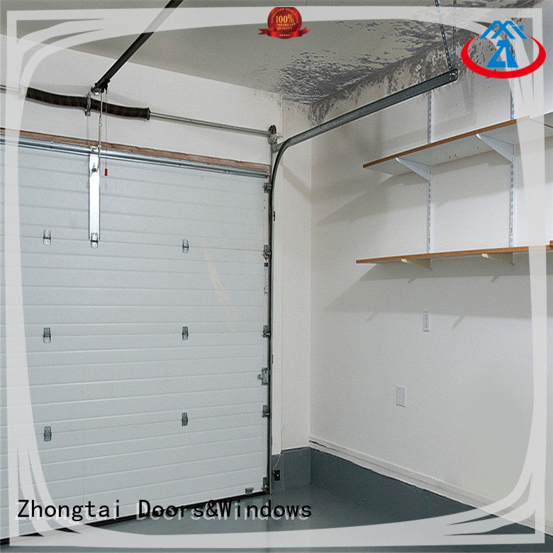 Zhongtai finished industrial garage doors manufacturers for large building