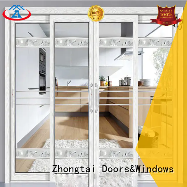 Zhongtai size aluminium sliding door manufacturers for villa