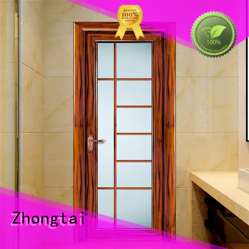 Zhongtai style aluminium french doors factory for office building