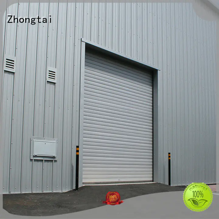 Zhongtai typhoon impact doors for business for warehouse