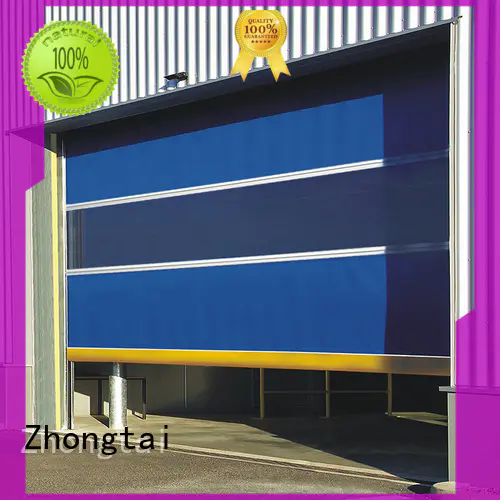 Zhongtai automatic speed door supply for industrial zone
