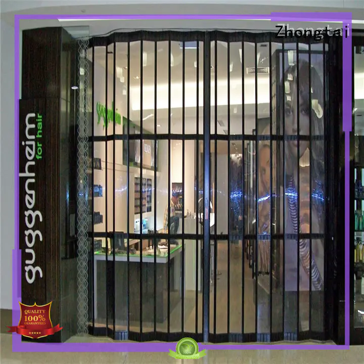 Zhongtai crystal shop shutter for business for shop