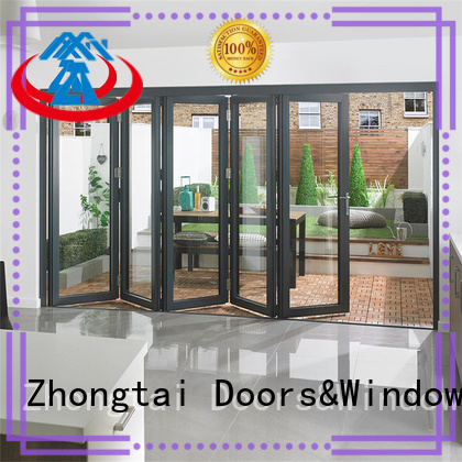 Zhongtai sound Aluminium Folding Door supply for house