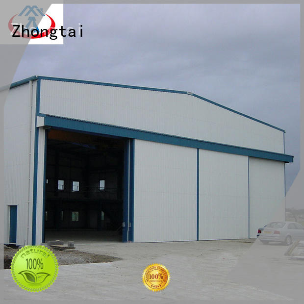 light industrial sliding door finished steel Zhongtai company