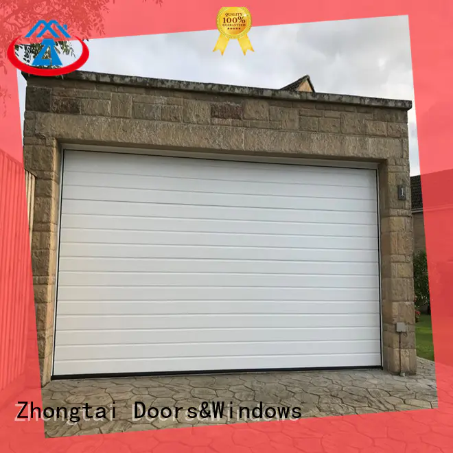 Zhongtai electric aluminum garage doors supply for banks