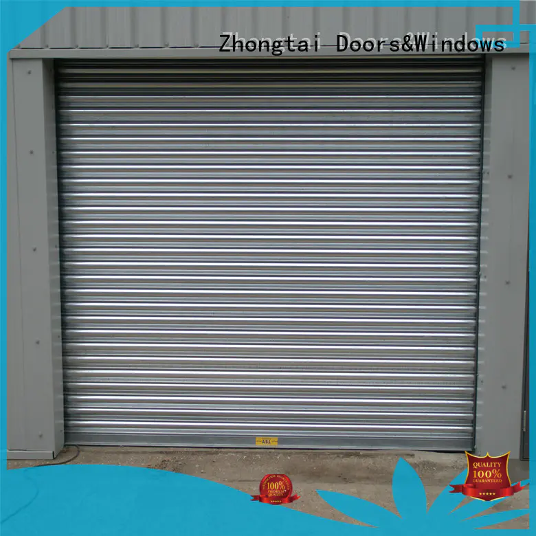 Zhongtai Top steel roll up doors supply for warehouse