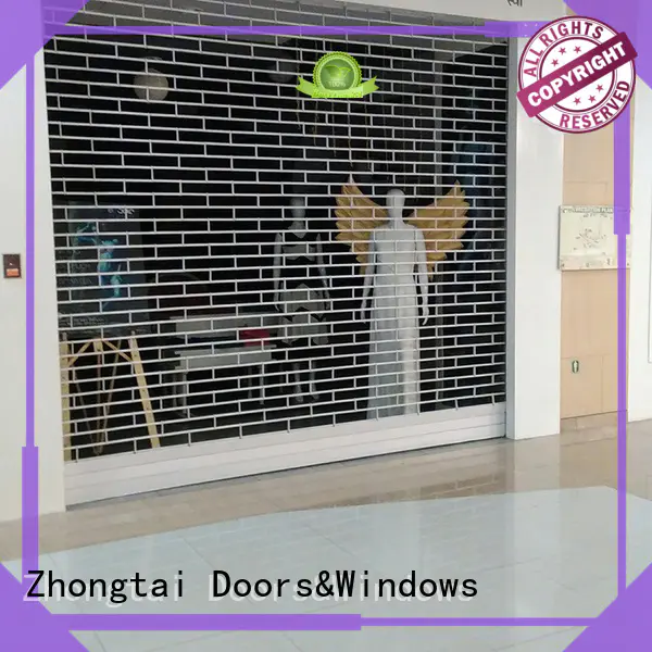 roll up security gate shutter Zhongtai Brand security grilles