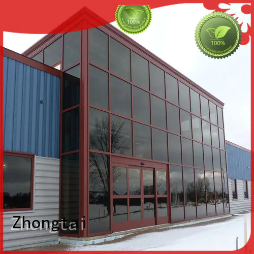 Zhongtai tempered glass curtain wall factory for buliding