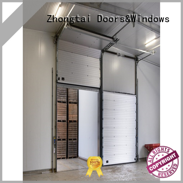 Zhongtai fashionable industrial garage doors company for warehouse