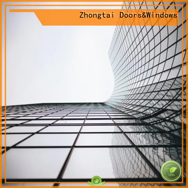 Zhongtai performance glass curtain wall supply for villa