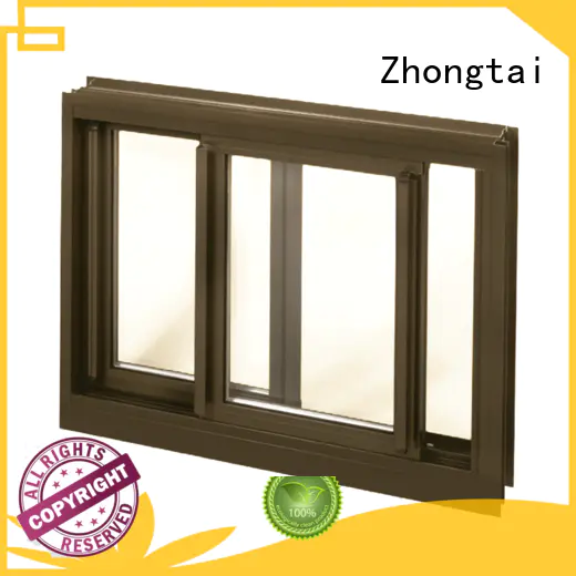 Zhongtai casement aluminium sliding window for sale for home