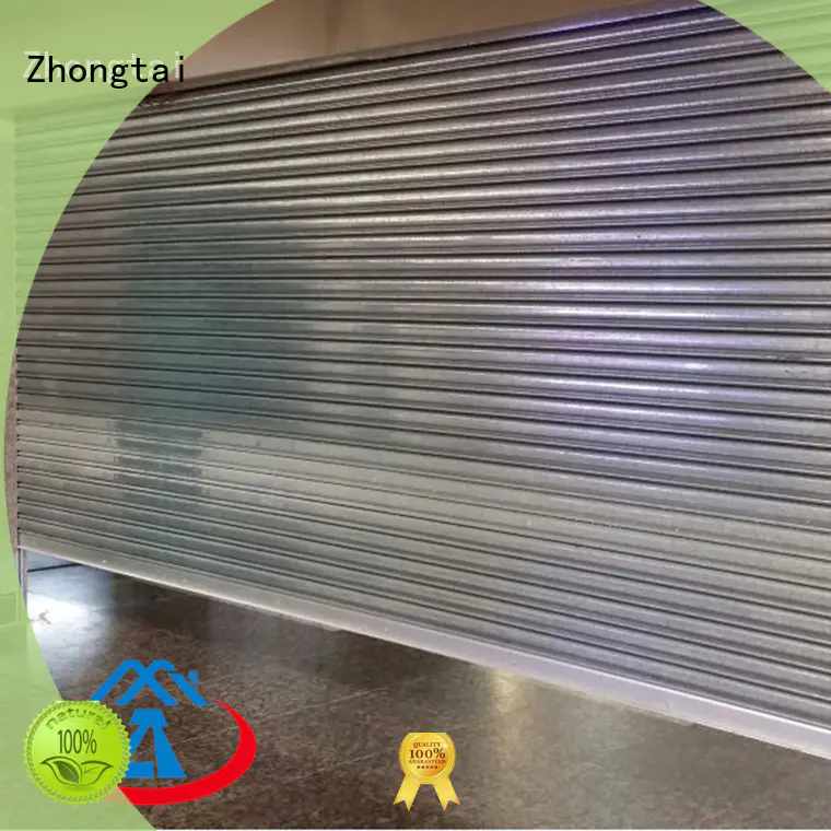 Zhongtai industrial commercial steel doors supply for garage