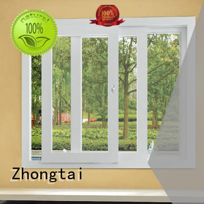 Zhongtai large aluminium sliding window for business for villa