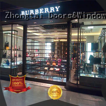 Zhongtai simple shop roller shutters suppliers for supermarket