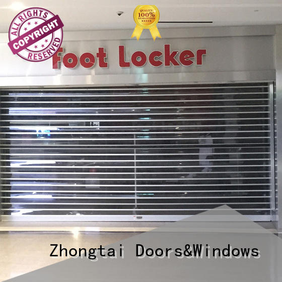 Zhongtai High-quality shop roller doors manufacturers for clothing store