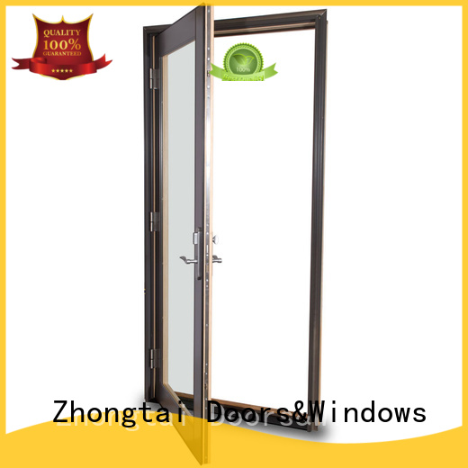 Zhongtai high quality aluminium bifold doors prices suppliers for villa