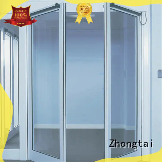 Zhongtai Latest aluminium french doors factory for cafe shop