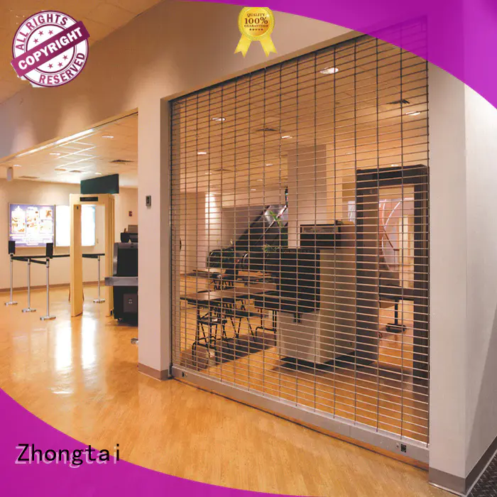 roller residential hotel bank Zhongtai Brand security grilles supplier