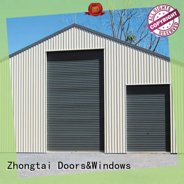 Zhongtai stainless commercial steel doors for sale for warehouse