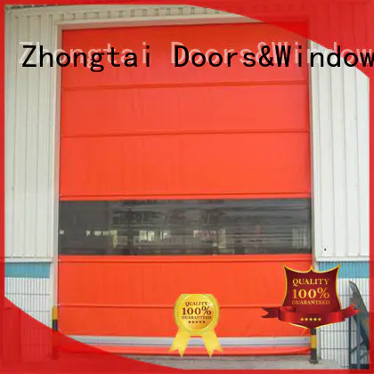 Zhongtai beautiful high speed doors supplier for factory