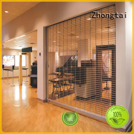 Zhongtai steel security shutters for sale for shop