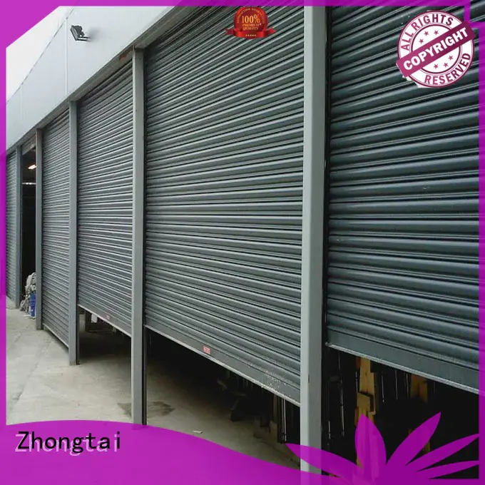 Zhongtai New commercial steel doors factory for garage