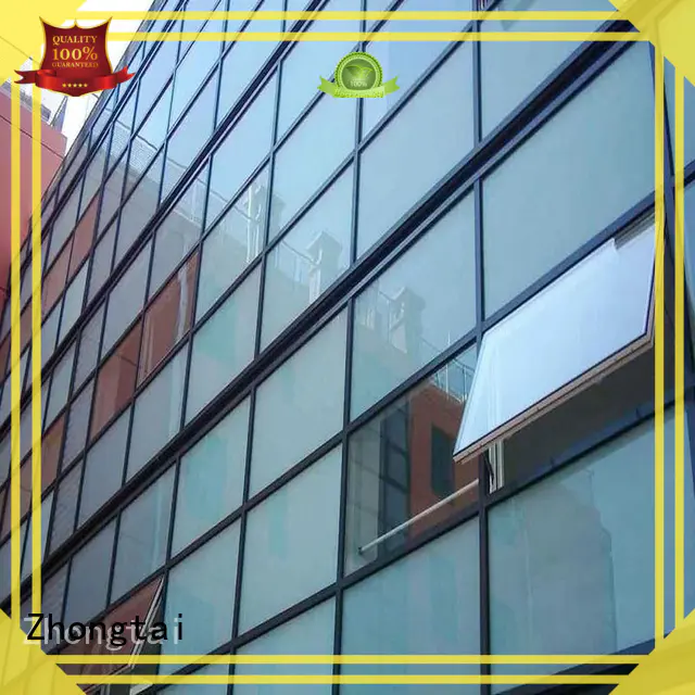 Zhongtai transparent glass curtain supply for office