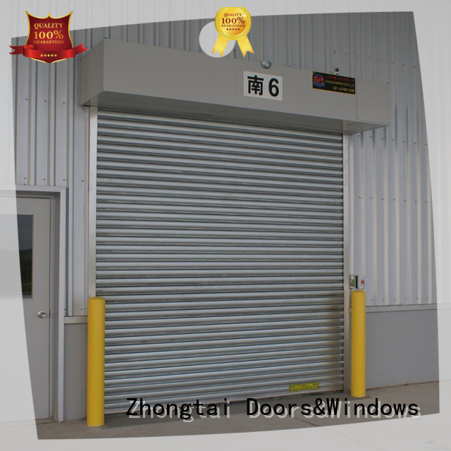 class rolling steel garage door shutter for garage Zhongtai