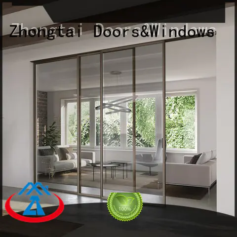 Zhongtai aluminium aluminium sliding door factory for company