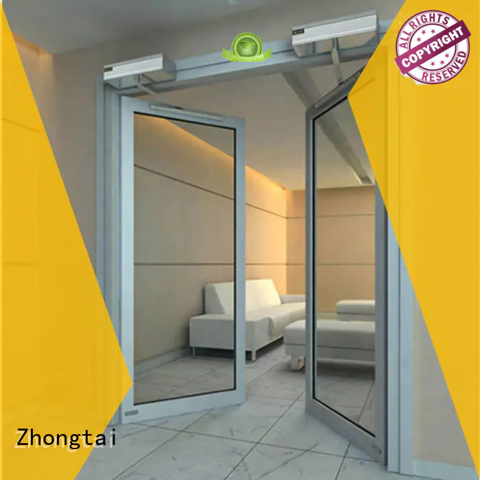 Zhongtai interior aluminium patio doors supply for office building