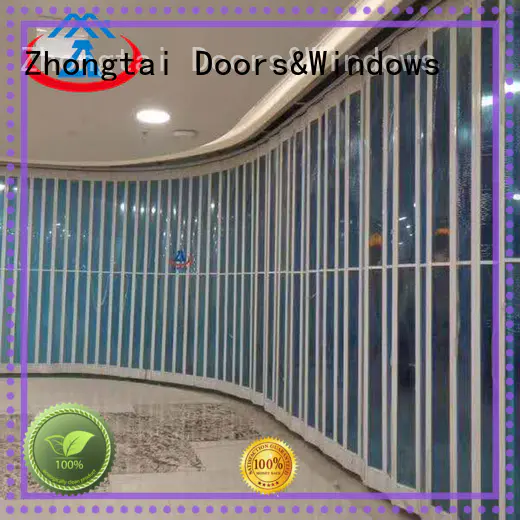 Zhongtai Top folding door supply for shop
