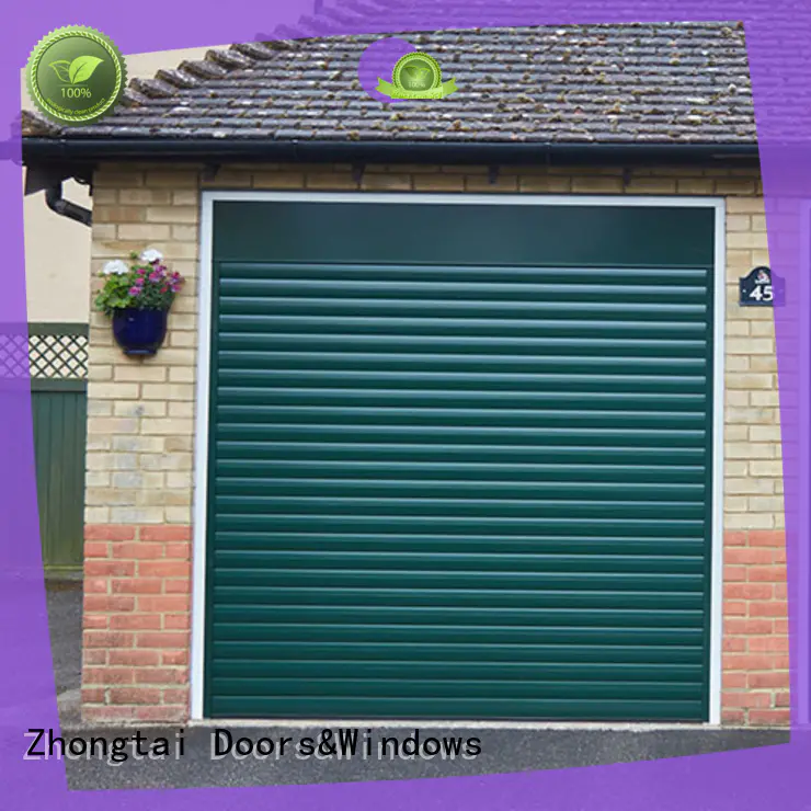 Zhongtai easy electric garage doors manufacturers for commercial streets