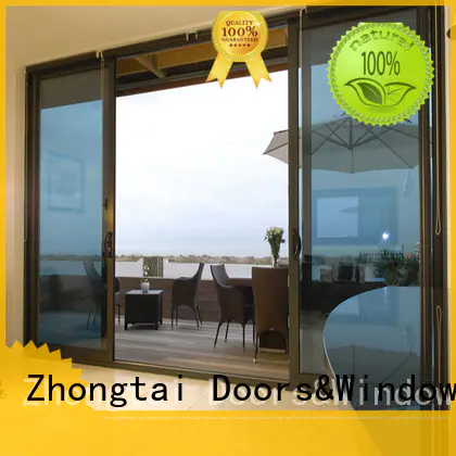 Zhongtai Best aluminium sliding doors company for villa