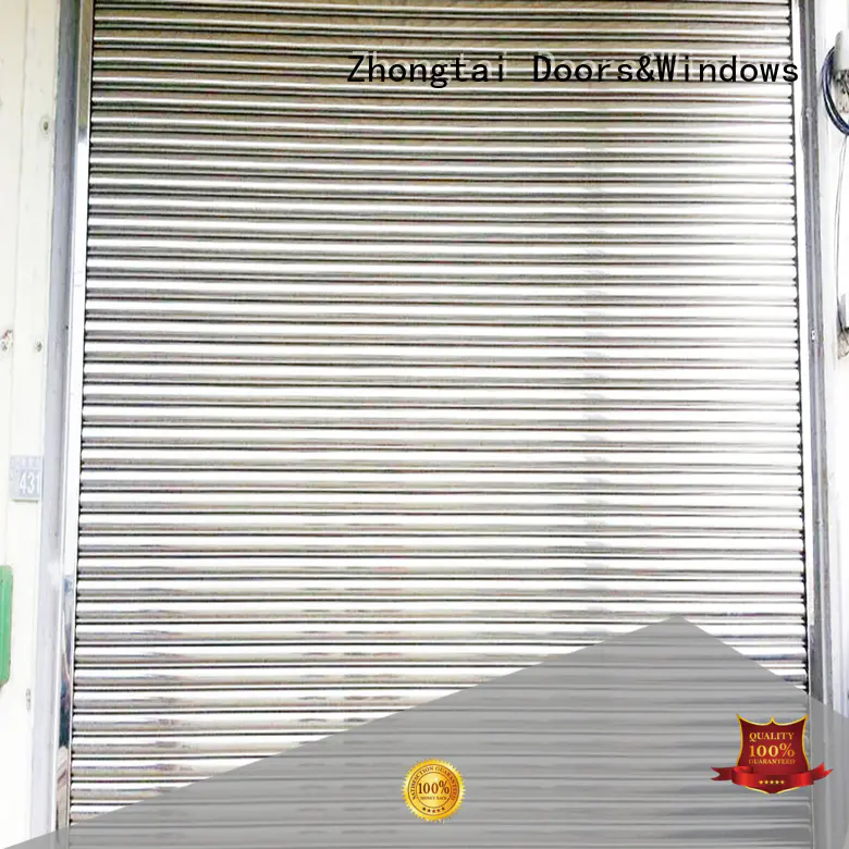high quality steel roll up doors stainless company for warehouse