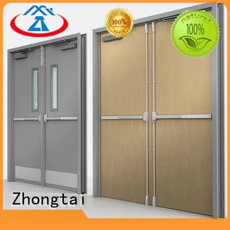 Zhongtai Brand emergency commercial complete fire doors exit supplier