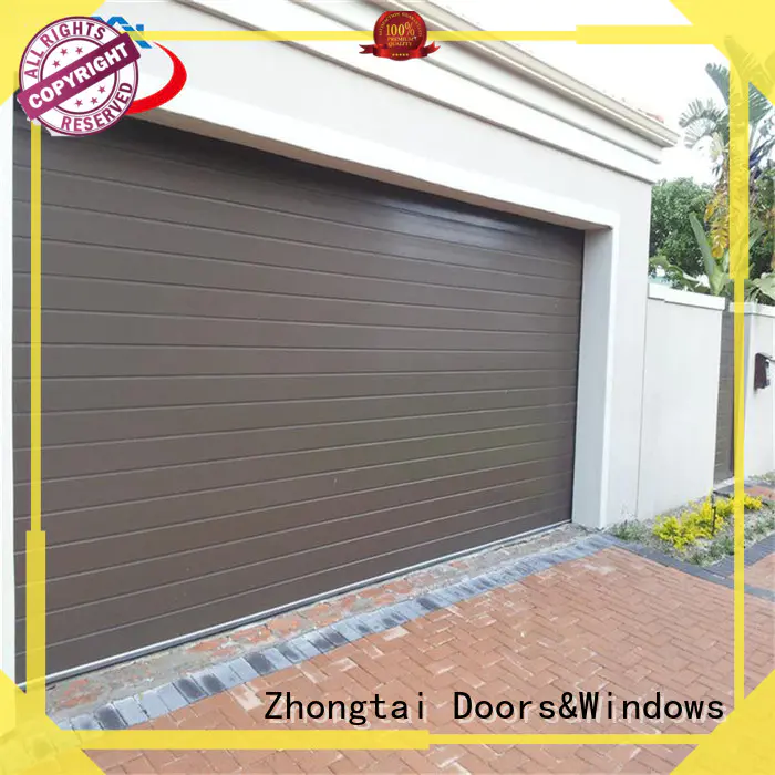 Zhongtai vertical electric garage doors suppliers for commercial streets