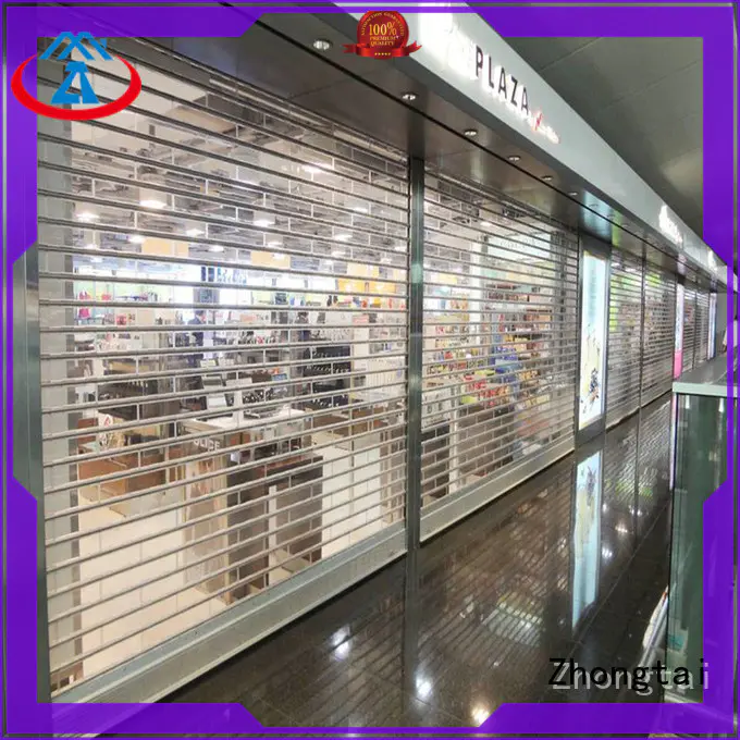 Zhongtai High-quality shop shutter prices manufacturers for commercial shop