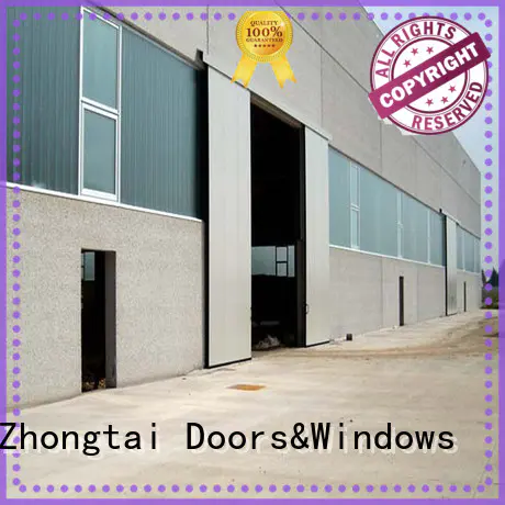 Zhongtai larage industrial sliding door for sale for warehouse