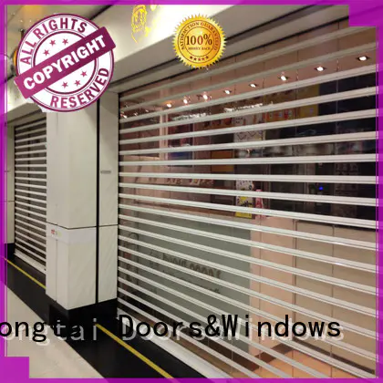 Zhongtai slat shop roller shutters suppliers for supermarket