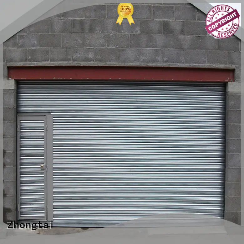 Zhongtai corrosion steel roll up doors factory for warehouse