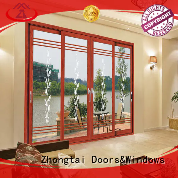 Zhongtai professional aluminium sliding doors for business for company